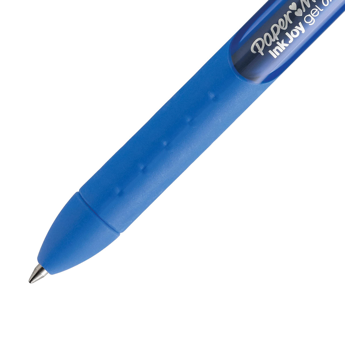 Paper Mate InkJoy Gel Retractable Pens - 0.7mm Medium Point - Blue Ink - Pack of 4