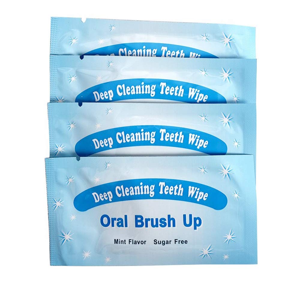 Buy now Mint-Flavored Oral Finger Wipes Teeth whitening Wipes Oral Cleaning Wipe (100 Pcs) at indiglob india