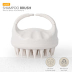 Buy now Sndyi Soft Silicone Scalp Massager for Dandruff Removal and Hair Growth - Wet Dry Scalp Exfoliator Brush for Scalp Care - Beige at indiglob india
