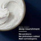 Vaseline Radiant X Deep Nourishment Body Cream 100% Pure Shea Butter, Coconut Oil, Vitamin C, & Peptides 10 oz (Pack of 6)