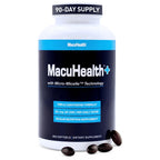 Macuhealth Plus+ Eye Vitamin Supplement for Adults - Lutein & Zeaxanthin | 90 days Supply, Carotenoid Formula, Unflavored Softgels, Meso-Zeaxanthin with Vitamin C & E, Zinc, Balanced carotenoids