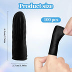 100 Pcs Disposable Finger Cots, Finger Protectors, Finger Gloves for Manicure,Beauty, Massage, Industrial Use