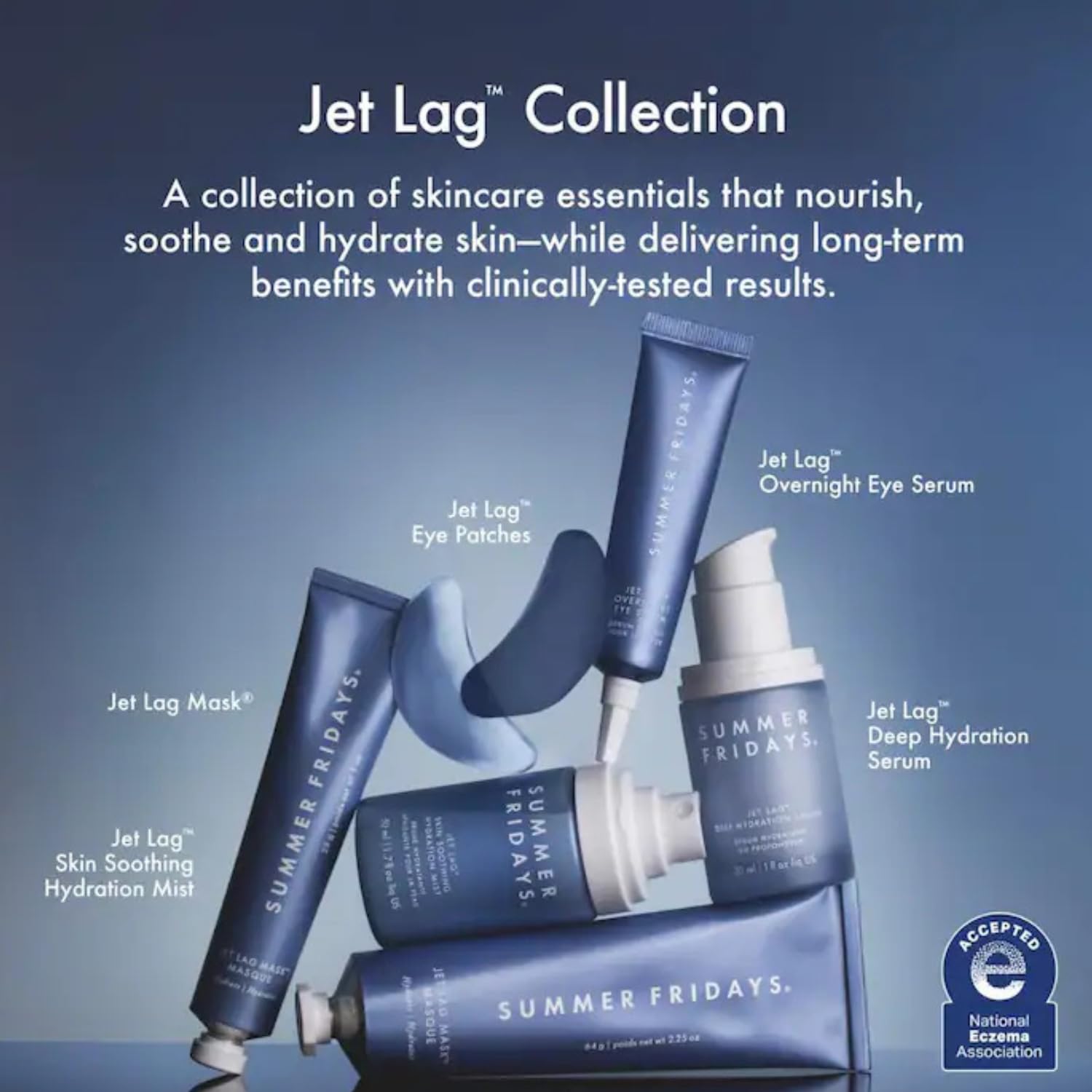 Buy now Summer Fridays Jet Lag Under Eye Patches - Hydrating & Depuffing Hydrogel Eye Masks with Caffeine & Peptides to Soothe & Refresh the Undereye Area (6 Pairs) at indiglob india