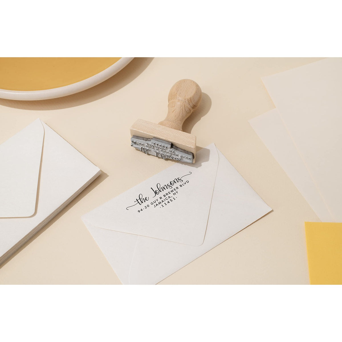Stamp by Me | Custom Return Address Stamp - Up to 3 Designs to Choose | Personalized Self-Inking Stamp | Personalise Address Marker | Marks for Mailing | Custom Marker Self Ink