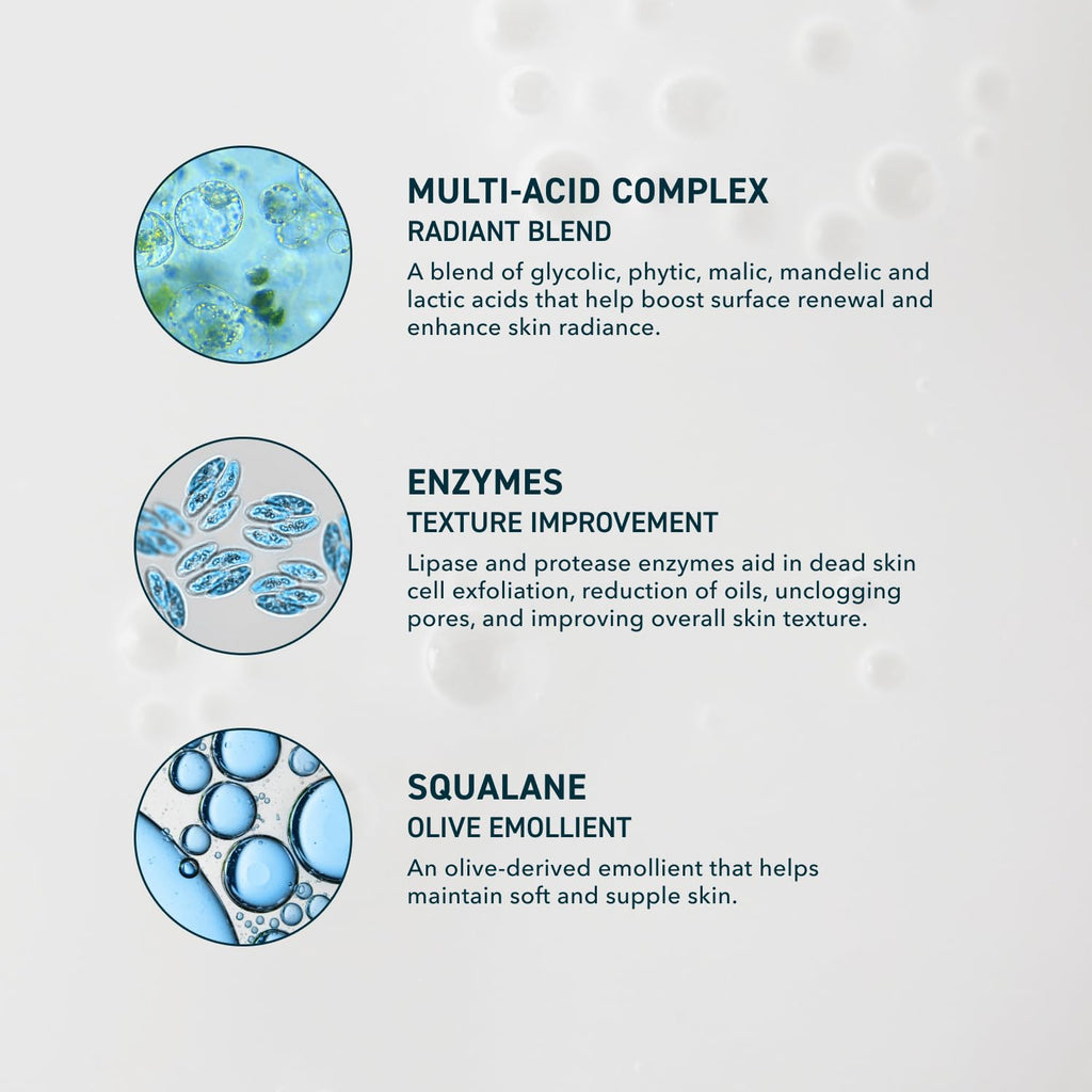 Prequel Skin Multi Acid Milk Peel - Glycolic Lactic AHA Exfoliant 7.6oz | Face Peel, Glycolic Acid, Lactic Acid for Face, AHA Peel with Enzymes, Hydrating Liquid Exfoliant for Sensitive Skin Texture