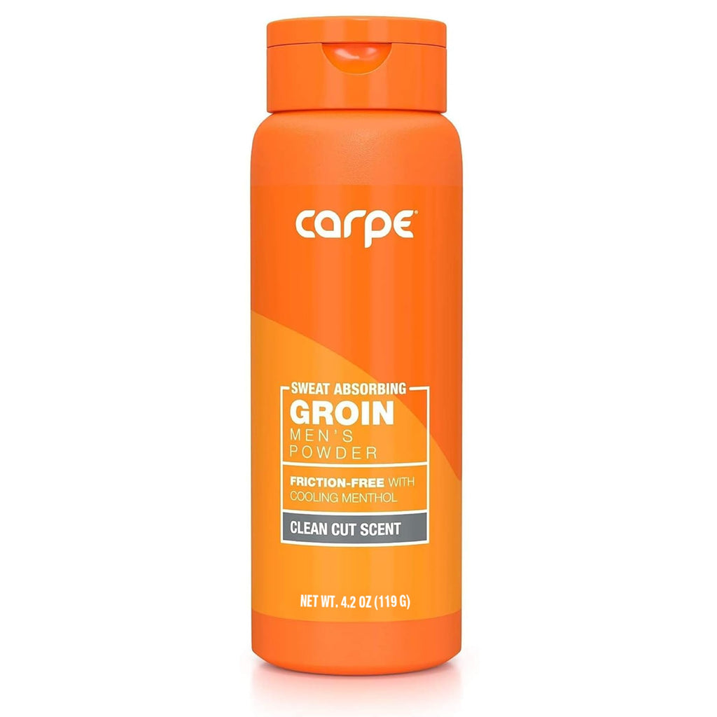Carpe Sweat Absorbing Groin Powder for Men - Anti-Chafing - Talc-Free