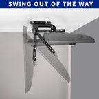 Buy now VIVO MOUNT-M-FD27 Manual Folding Ceiling Mount for 13-27 inch Flat Screens, Tilt Roof, Under Cabinet Mount for LCD TVs and Monitors at indiglob india