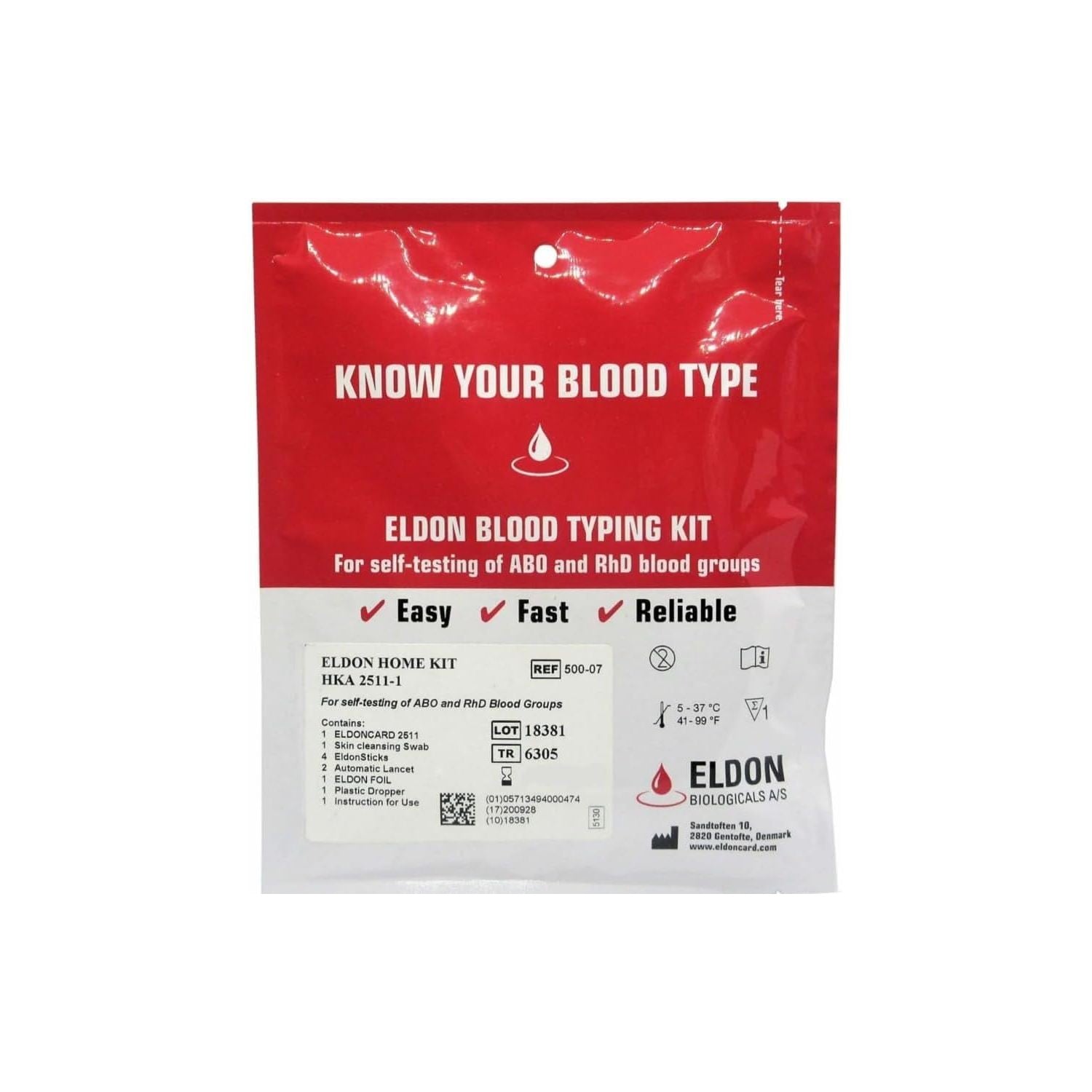 Buy now D'Adamo Personalized Nutrition Home Blood Type Testing Kit at indiglob india