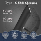 Hatteker 4 in 1 Multifunctional Dual - Head Body Hair Trimmer for Men, IPX7 Waterproof Groin & Body Hair Groomer, Rechargeable Body Electric Shaver Razor
