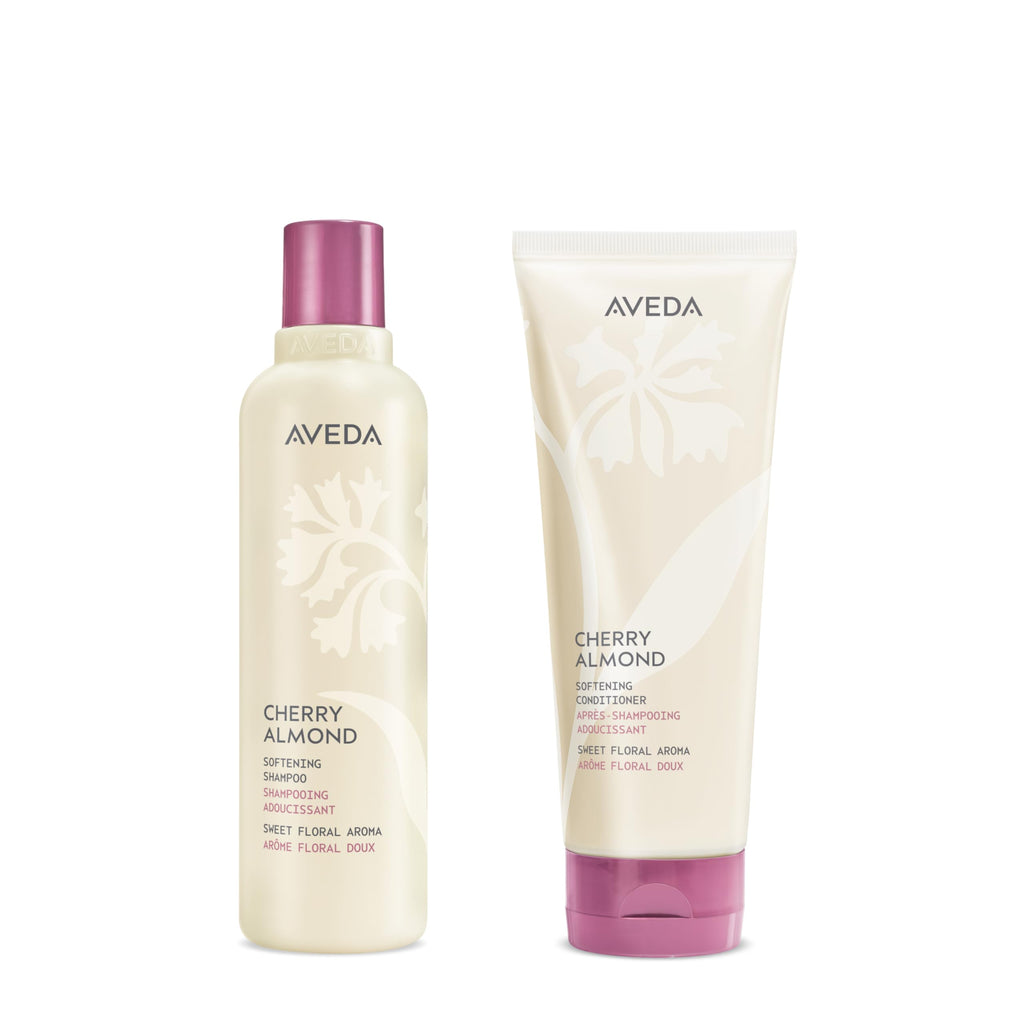 Aveda Cherry Almond Softening Shampoo | Adds Softness and Shine | for Normal to Dry Hair | 97% Naturally Derived* | Silicone Free | Iconic Cherry Almond Aroma of Tonka, Orange, Ylang Ylang