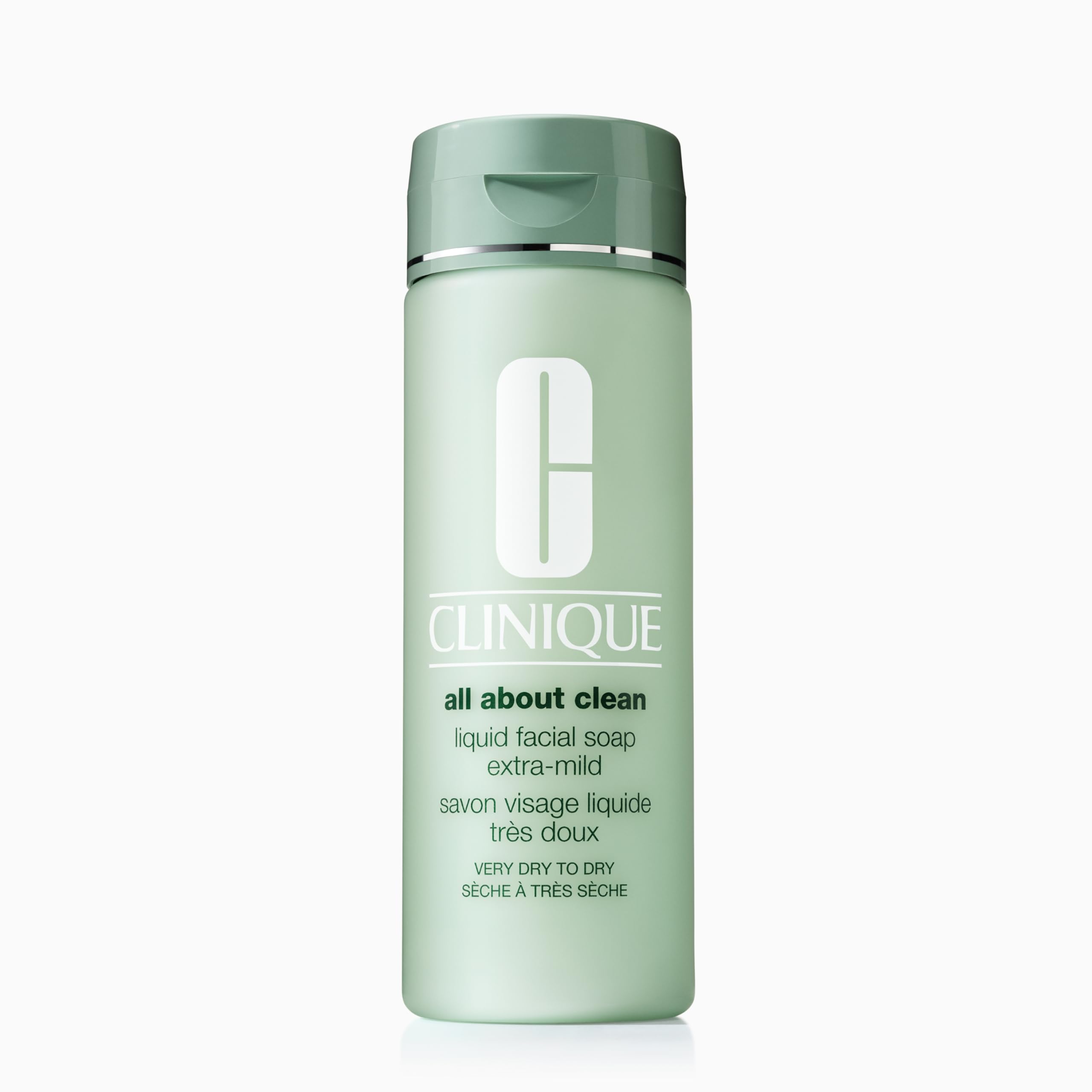 Buy now Clinique 3-Step All About Clean Liquid Facial Cleanser Soap | Face Wash For Very Dry To Dry Skin Types | Type 1, 6.7 Fl Oz at indiglob india