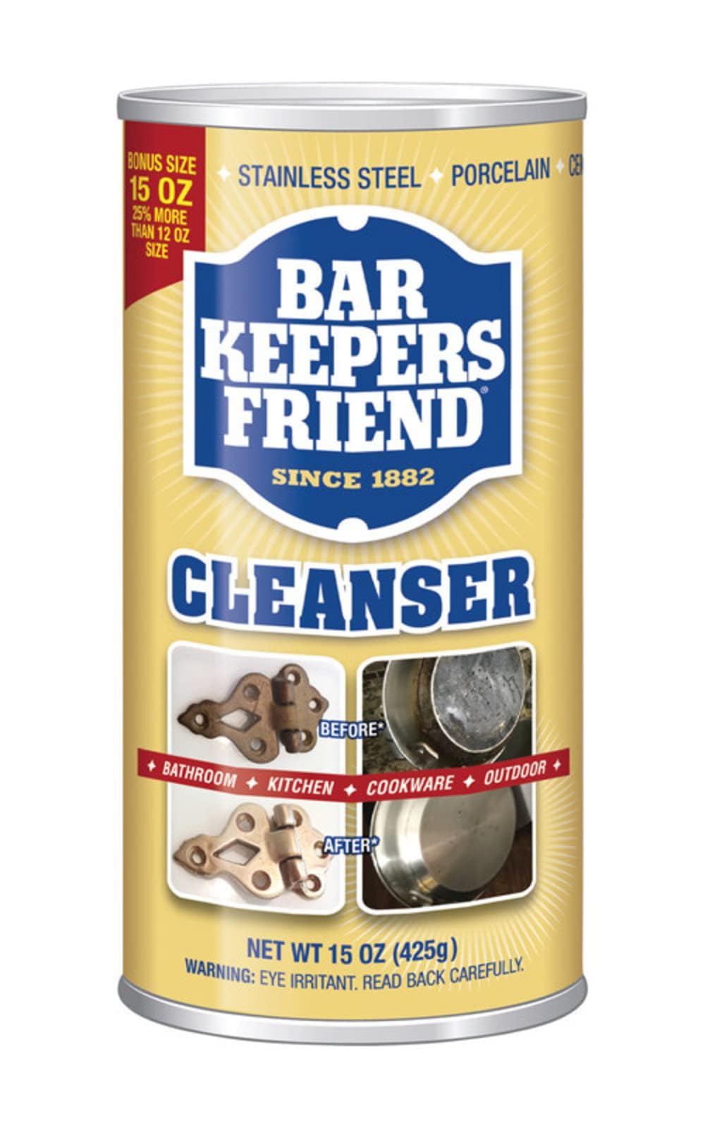 Bar Keepers Friend Removes Rust Gold 15 Oz