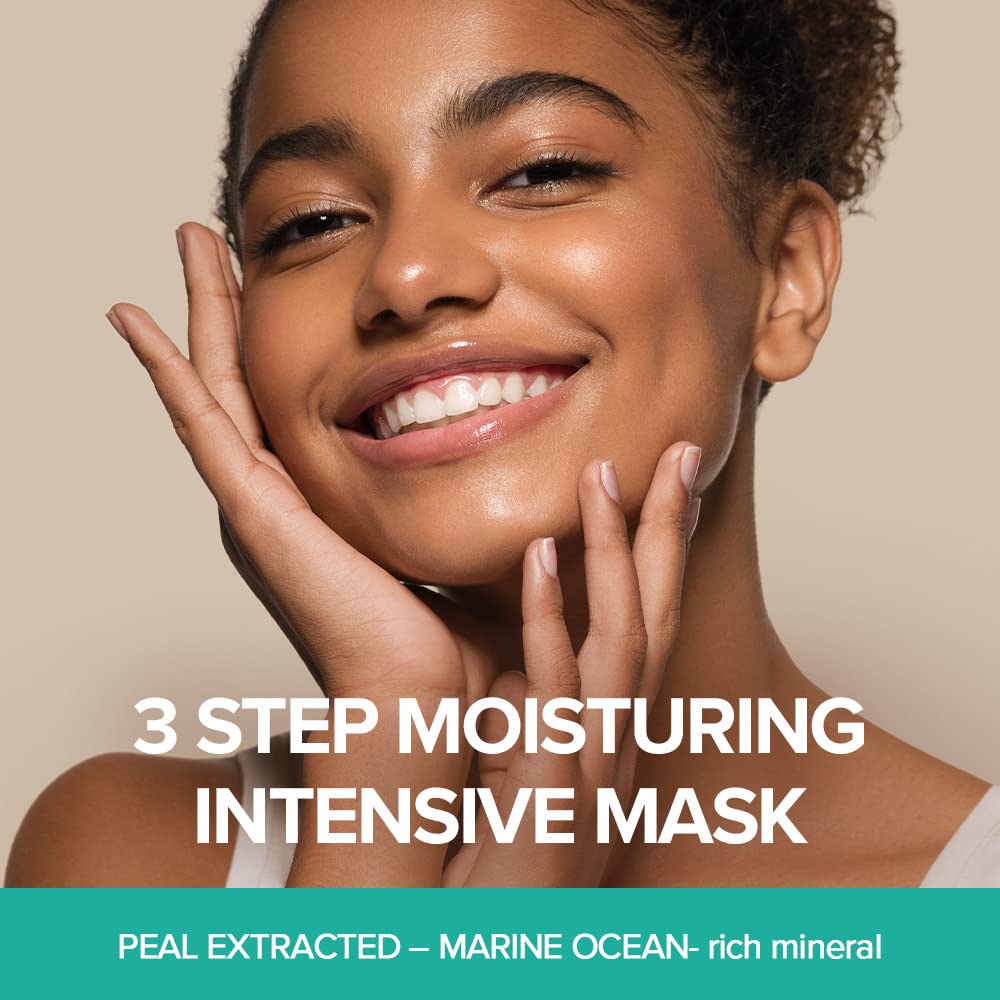 Buy now JMsolution Marine Luminous Pearl Deep Moisture 3 Step Skin Care Face Mask - Korean Skincare Facial Mask - boosting Brightening Moisturizing-10 Sheets for Dry Skin at indiglob india