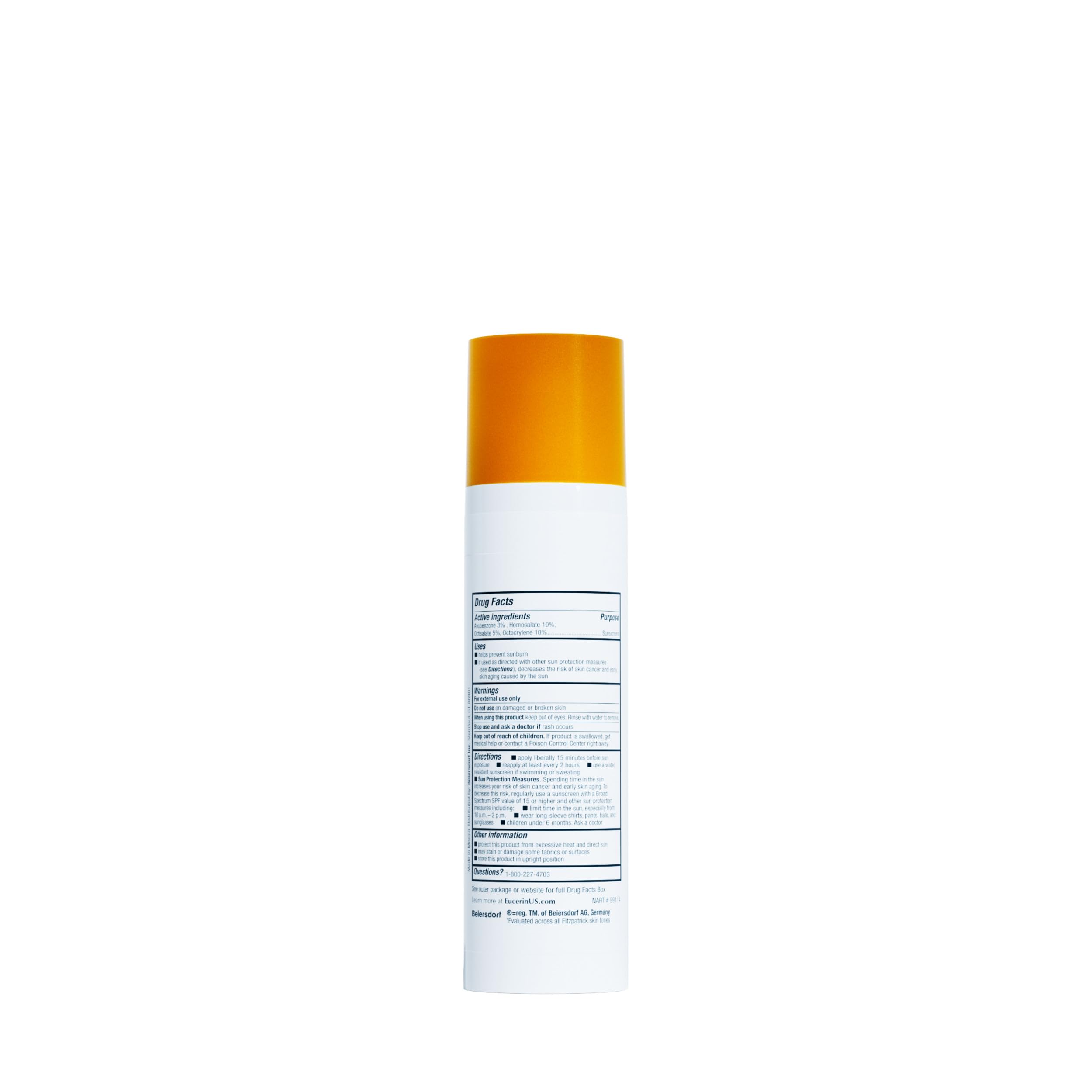 Eucerin Sun Age Defense Tinted Face Lotion SPF 50, 2.5 FL OZ | Universal Tinted Sunscreen for Face with Hyaluronic Acid, Non Comedogenic Facial Lotion, Fragrance Free