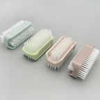 Nail Brush for Cleaning Fingernails Two Sided Hand Fingernail Scrub Brush Soft Stiff Bristles Nail Scrubber Brushes for men women kids,4 PCS