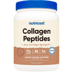 Nutricost Collagen Peptides Powder (Chocolate Peanut Butter) 1 LB | Grass-Fed Collagen Hydrolysate, Gluten-Free