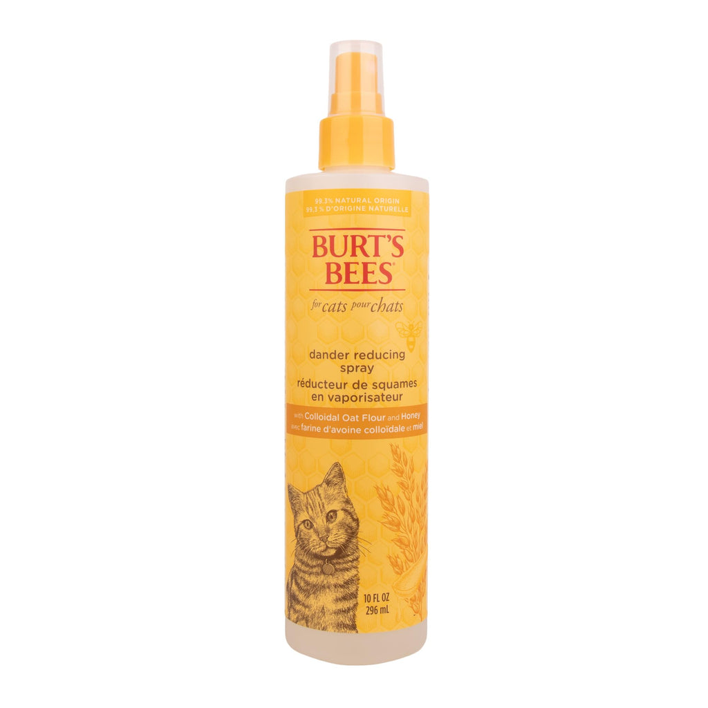 BURT'S BEES FOR PETS Cat Dander Reducing Spray, Oat & Honey, 10 Fl Oz