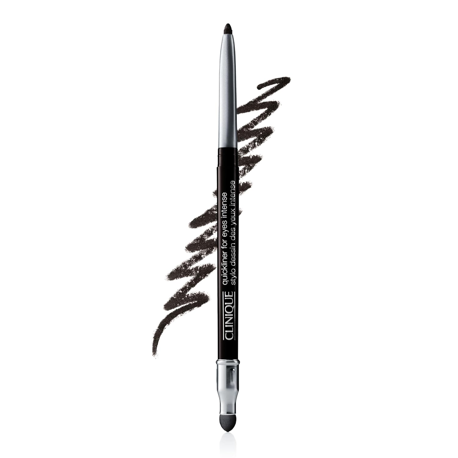 Buy now Clinique Quickliner For Eyes Intense Eyeliner Pencil | Water Resistant, Smudge Resistant + Safe For Sensitive Eyes | 10 Shades AC Intense Ebony at indiglob india