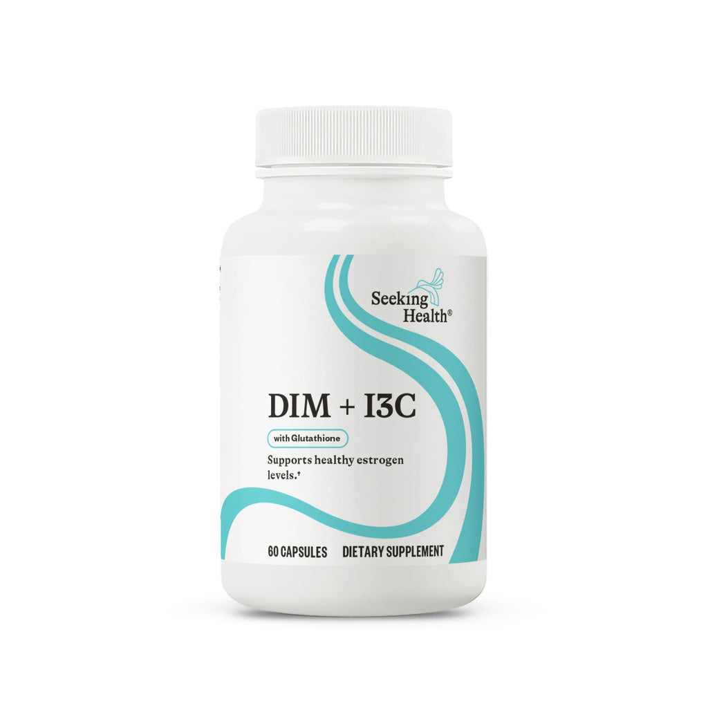 Seeking Health DIM + I3C Healthy Estrogen Support 60 Vegetarian Capsules