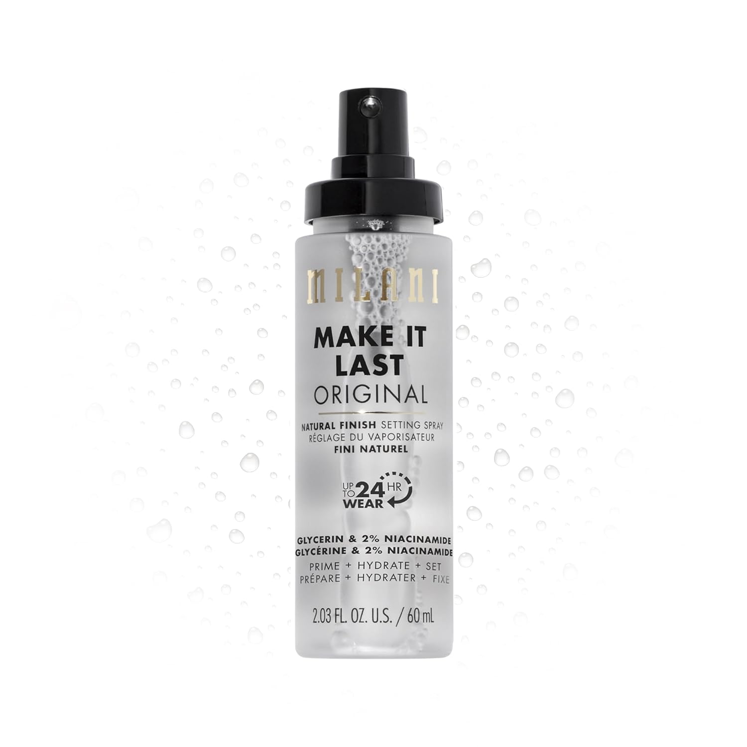 Buy now Milani Make It Dewy Setting Spray 3 in 1- Hydrate + Illuminate + Set (2.03 Fl. Oz.) Makeup Finishing Spray - Makeup Primer & Hydrating Setting Spray Make It Last at indiglob india