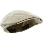 Buy now Washed Canvas Golfing Beret Ivy Ascot Cabbie Cap Stone at indiglob india