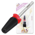 PANA 3/32" Shank 5-in-1 Nail Carbide Bit - (Triple Coarse - 2X Coarse Grit, DLC Black) - Two Way Rotate use for Both Left and Right Handed Fast remove Acrylic or Hard Gel