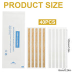 Sterile Strip 40 Strips Wound Closures 1/4" x 4" Adhesive Skin Closure for Closing Minor Cuts Wounds