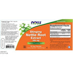 Buy now NOW Nettle Root Extract 250mg, 90 Veg Capsules at indiglob india