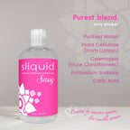 Sliquid Sassy Water-Based Lube, Thick Clear Gel 2-Pack, 8.5 Fl Oz Ea