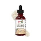 MARYRUTH'S Lions Mane Mushroom Supplement Liquid Drops 1 Fl Oz, Non-GMO | USDA Organic Lions Mane Extract 1,180mg, Nervine Herbal, Brain Health, Focus & Memory, Non-GMO