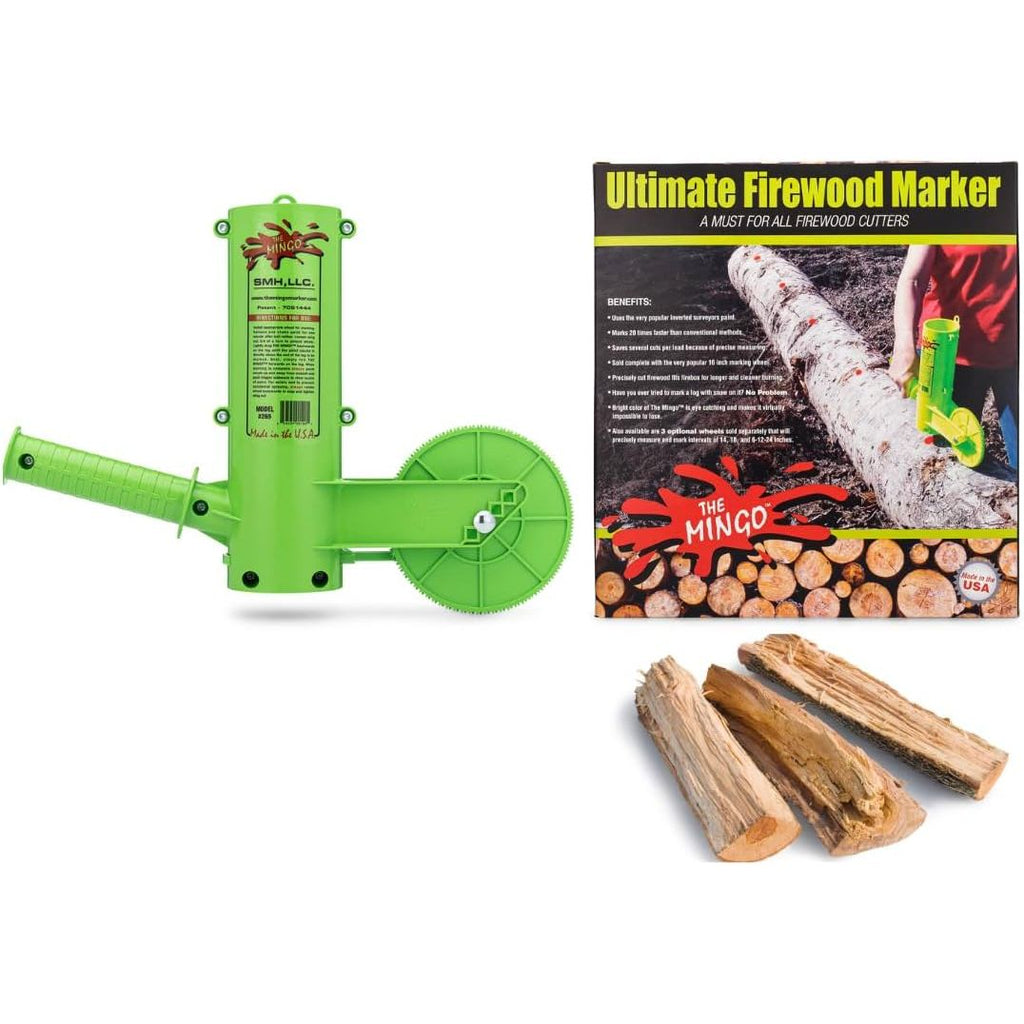 Buy now THE MINGO Ultimate Firewood Measuring Tool - Chainsaw Fire wood Marking Tool With Marking Wheels - Log Paint Marker -Measuring Accessory For Chainsaw - Logging Accessory (Mingo Marker With 16" Wheel) 1 Count (Pack of 1) at indiglob india