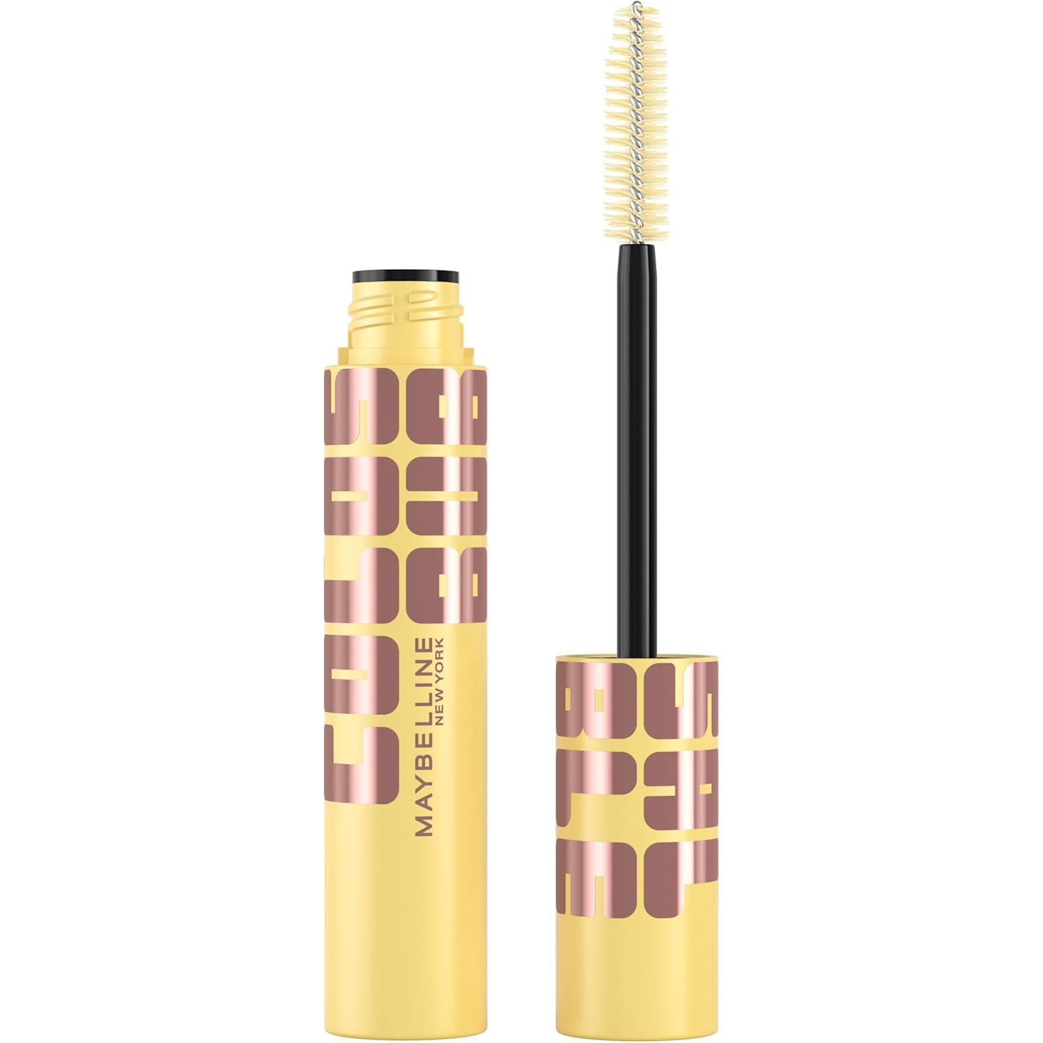 Buy now Maybelline The Colossal Bubble Washable Mascara, Buildable Mascara Volume and Length Formula for Bold, Separated Lashes, Very Black, 1 Count Very Black at indiglob india