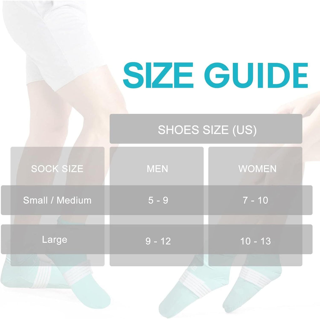 Buy now SuzziPad Cold Therapy Socks with Reusable Gel ice Packs - Achieve Relief from Sprains, Muscle Pain, Bruises, Swelling, Edema, Chemotherapy, Arthritis, Post Partum Foot (S/M) at indiglob india