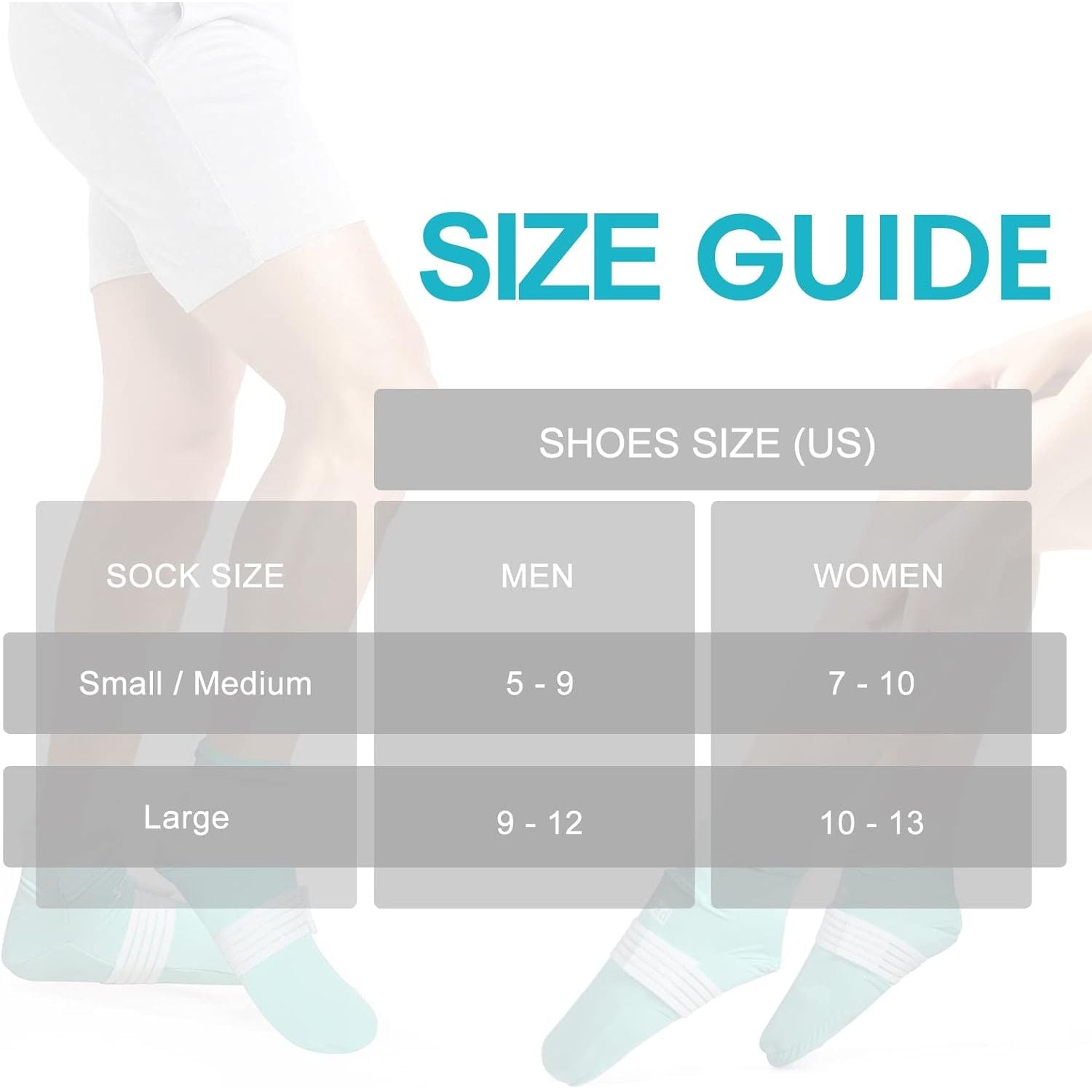 Buy now SuzziPad Cold Therapy Socks with Reusable Gel ice Packs - Achieve Relief from Sprains, Muscle Pain, Bruises, Swelling, Edema, Chemotherapy, Arthritis, Post Partum Foot (S/M) at indiglob india
