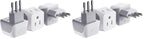 Buy now Ceptics Schuko Germany, France Plug Adapter, Dual Input - Ultra Compact Light Weight - Usa to Russia, South Korea Travel Adaptor Plug - Type E/F (3 Pack) at indiglob india