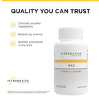 Integrative Therapeutics NAC - Antioxidant Support Supplement* - Support for Respiratory & Lung Function* - Gluten-Free & Dairy-Free - 60 Capsules (60 Servings)