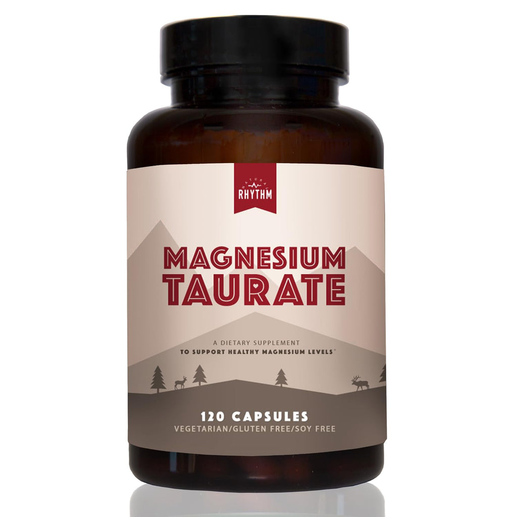 Natural Rhythm Magnesium Taurate 750mg, 150mg Elemental, 120 Capsules