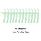 Buy now Plackers Micro 12 Count Flosser with Travel Case, Mint, 4-Pack at indiglob india