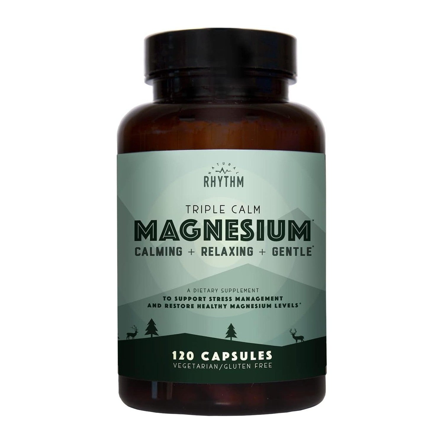Buy now Natural Rhythm Triple Calm Magnesium 150 mg - 120 Capsules â€“ Magnesium Complex Compound Supplement with Magnesium Glycinate, Malate, and Taurate. Calming Blend for Promoting Rest and Relaxation. 120 Count (Pack of 1) Natural at indiglob india