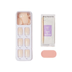 Kiss Impress No Glue Mani Press On Nails, Color, 'Point Pink', Pink, Short Size, Squoval Shape, Includes 30 Nails, Prep Pad, Instructions Sheet, 1 Manicure Stick, 1 Mini File