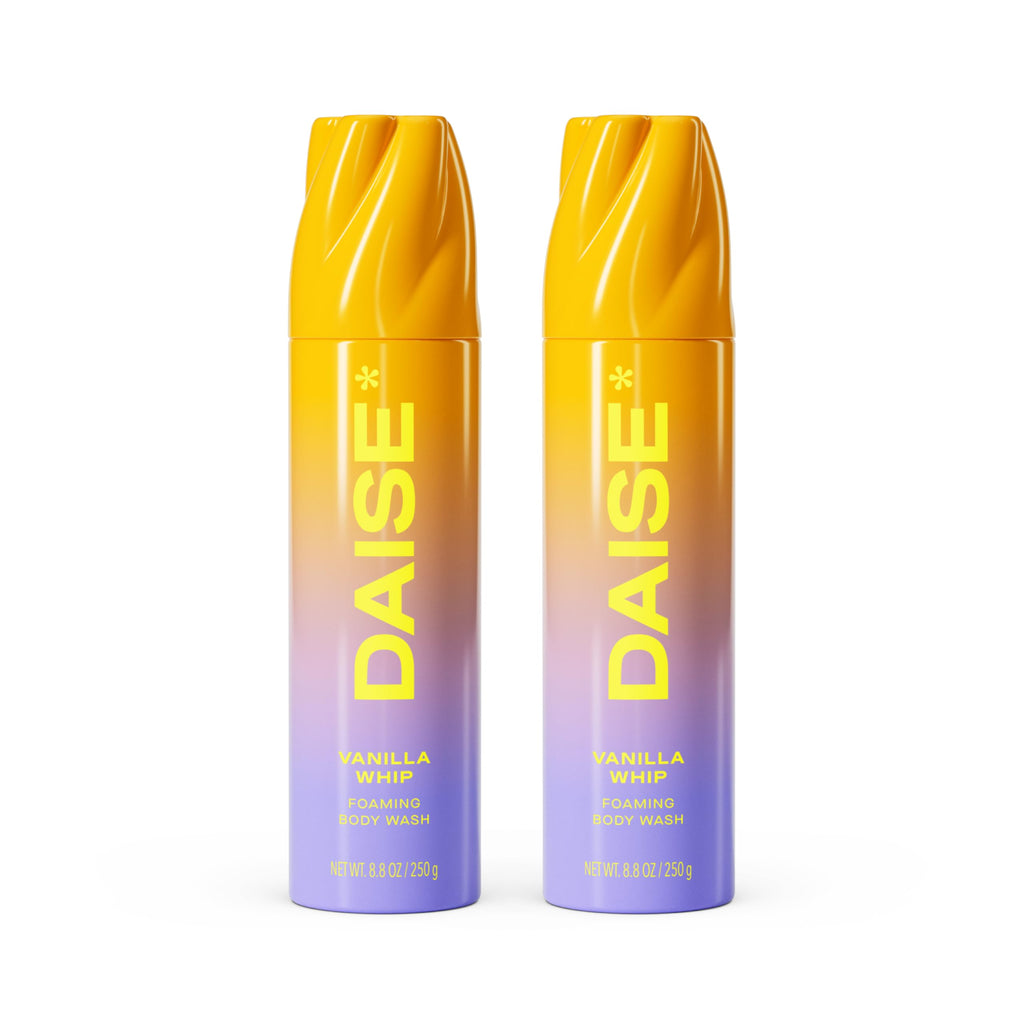 Daise Foaming Body Wash in Vanilla Whip, 8.8 OZ / 250 g (Pack of 2)