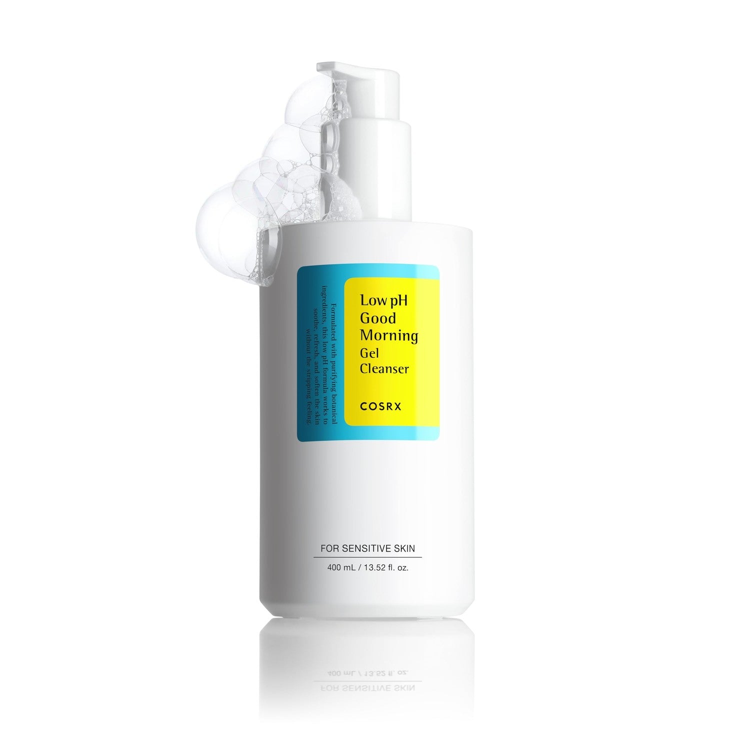 COSRX Low pH Good Morning Gel Face Cleanser, Gentle Face Wash, 5.07 fl oz | Daily Mild Care for Sensitive Skin, Gentle Cleanser, pH Balancing, Tea Tree Oil, Gentle Sebum, Pore Control, Korean Skin Care