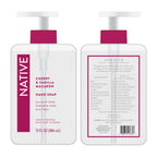 Buy now Native Hand Soap Set, Cherry & Vanilla Macaron and Coconut & Vanilla, Sulfate-Free, 13 Fl Oz, 2-Pack at indiglob india