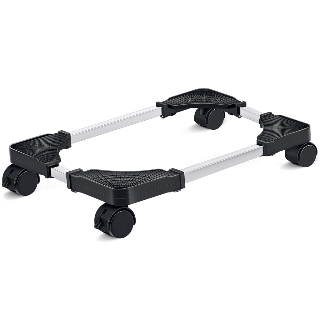 Buy now Liitrton Mobile CPU Stand Adjustable Computer Tower Stand with 4 Caster Wheels Fits Most PC (White) at indiglob india