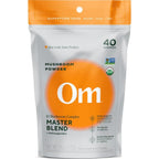 OM Mushrooms Master Blend Mushroom Powder – Organic Mushroom Supplement with 10 Mushrooms and Ashwagandha - Support Immunity, Gut Health & Stress Relief, 6.34 oz (80 Servings)