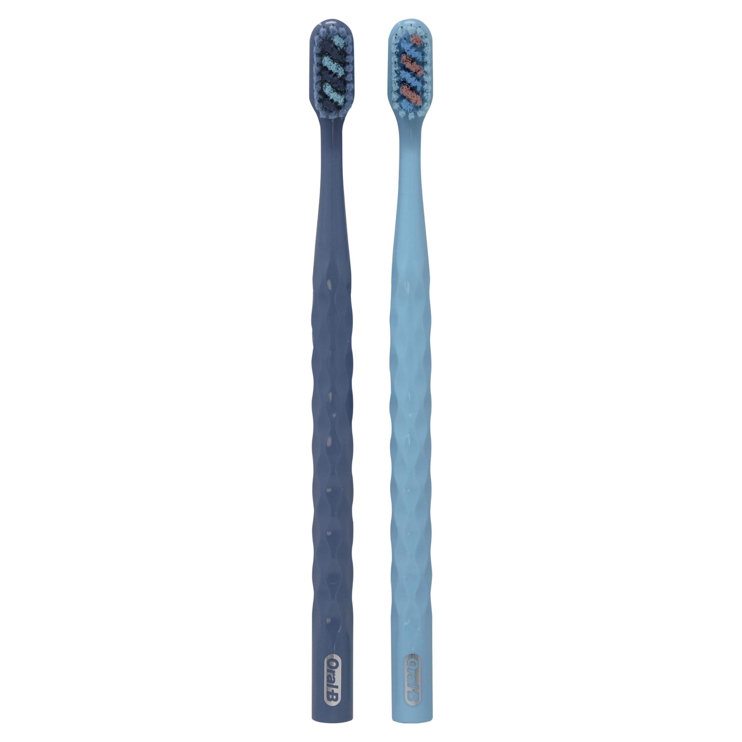 Buy now Oral-B Brilliance Premium Whitening Toothbrush with Plaque Eraser, Medium, Sky Blue and Gray, 2 Count at indiglob india