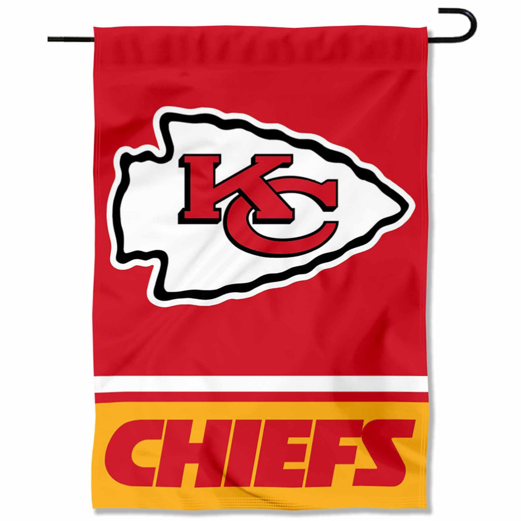 Kansas City Chiefs Double Sided Garden Flag