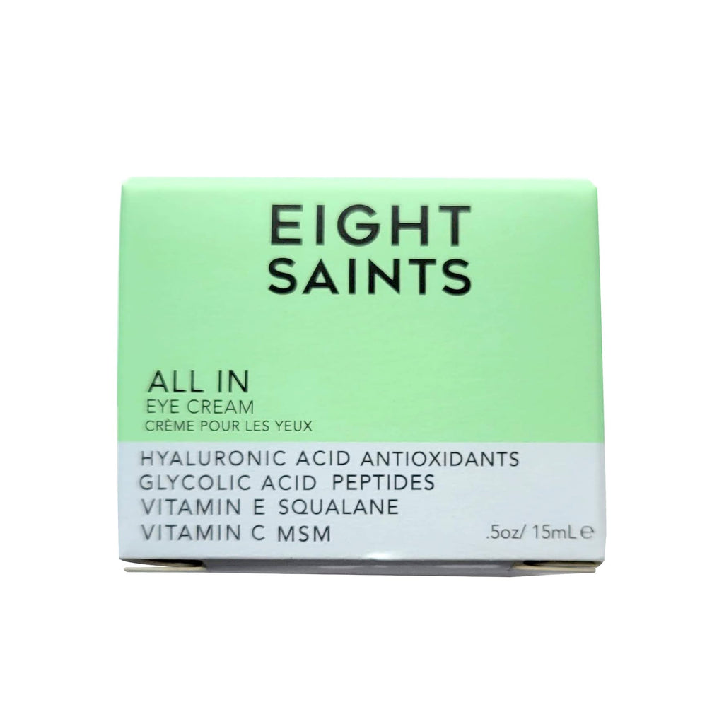 Buy now Eight Saints Skin Care All In Eye Cream, Natural and Organic Anti Aging Under Eye Cream to Reduce Puffiness, Wrinkles, and Under Eye Bags, Dark Circles Under Eye Treatment, 0.5 Ounces at indiglob india