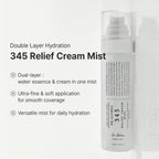 Dr.Althea 345 Relief Cream & Mist Duo, Korean Vegan Skin Care Set | Soothing Recovery & Moisture for Sensitive Skin, Daily Post-Acne Moisturizer, Versatile Hydration Mist Spray