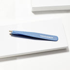 Buy now Tweezerman Stainless Steel Slant Tweezer - Eyebrow Tweezers for Women and Men (Sky Blue) at indiglob india